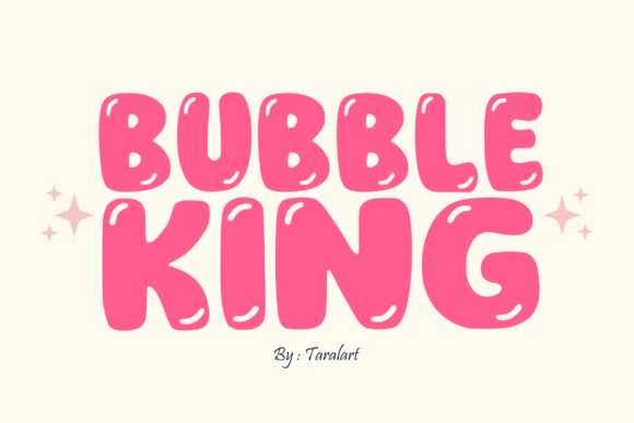 Bubble King: The Fun Font for Modern Kids' Designs