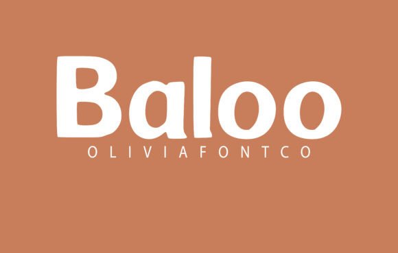 Discover Baloo: A Handwritten Font with Romantic Charm