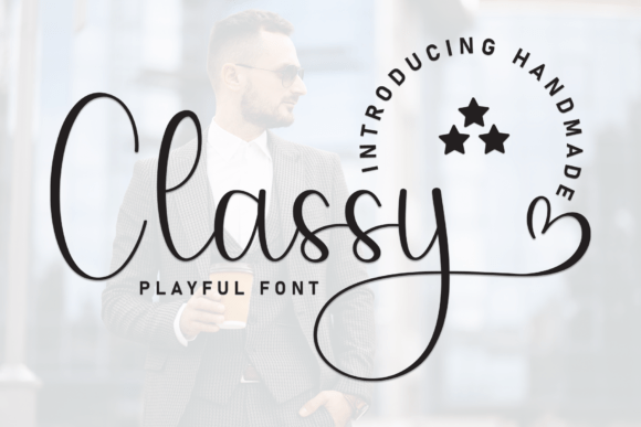 Discover the Allure of a Classy Handmade Display Font