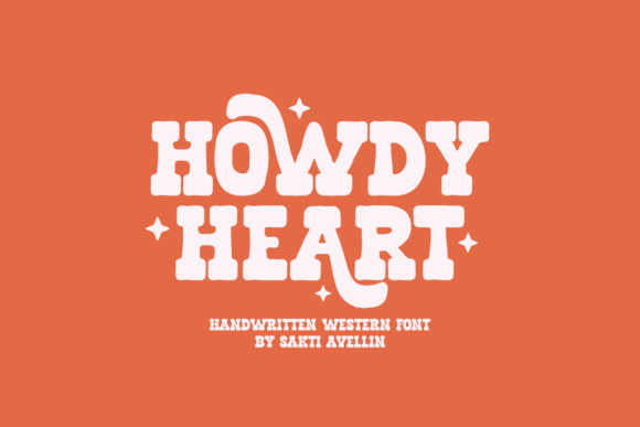 Discover the Allure of Howdy Heart: A Western Typeface