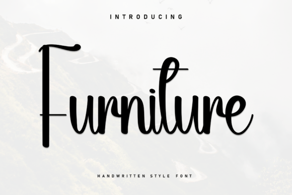 Furniture: A Handwritten Font for Elegant, Casual Branding