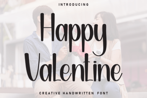 Happy Valentine: A Charming Handwritten Display Font