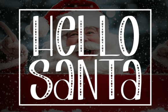 Hello Santa: A Font of Endearing Charm