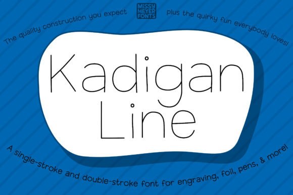 Kadigan Line: A Unique Typeface for Creative Tools