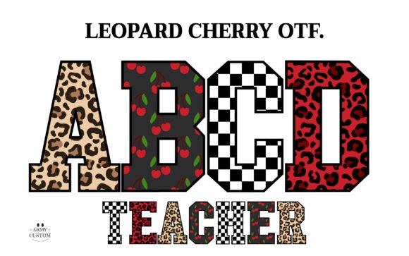 Leopardvarsity: Wild Typography for Bold Designs