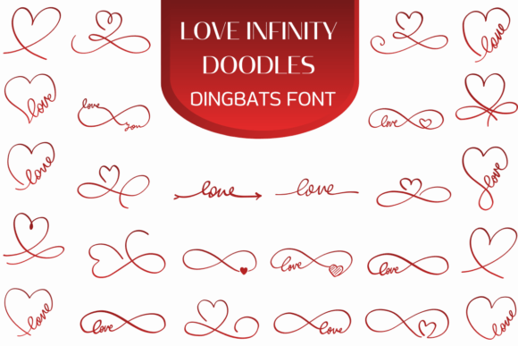Love Infinity Doodles: A Playful Font for Creative Projects