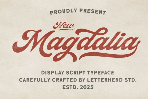 Magdalia: A Vintage Script Font with Modern Craft