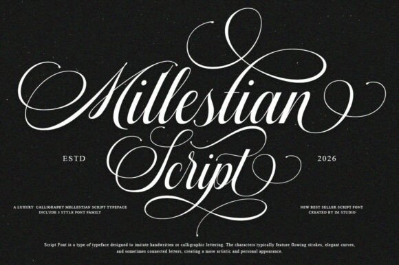 Mallestian Script: Elegant Font for Modern Design
