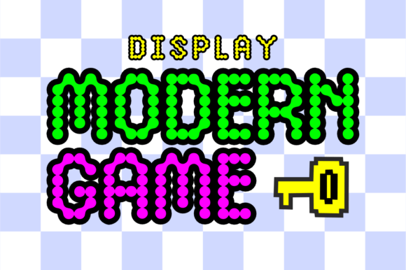 Modern Game: A Futuristic Font for Digital Creativity