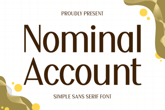 Nominal Account: The Clean Sans Serif for Modern Design