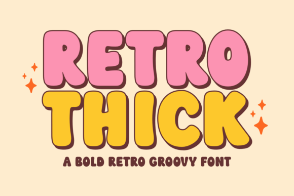 Retro Thick: A Charming Font for Timeless Design
