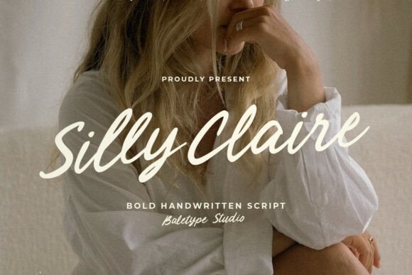 Silly Claire: A Stylish, Confident Handwritten Script Font