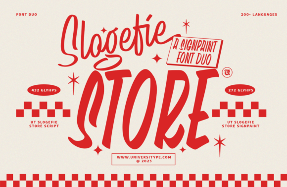 Slogefie Store: A Font Duo for Vibrant Design