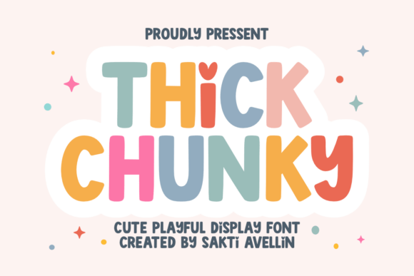Thick Chunky: Your New Go-To Display Font for Joyful Design