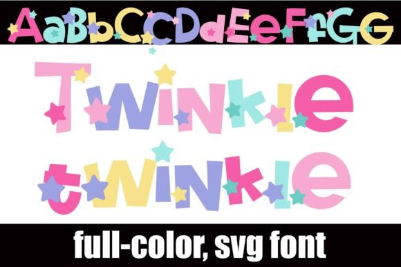 Twinkle Twinkle: Whimsical Craft Font with Starry Charm