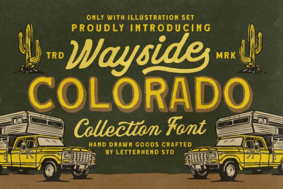 Wayside Colorado Font: A Vintage Typeface for Modern Projects